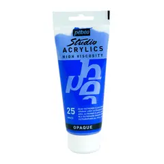 PEBEO - Acrilico Studio 100 ml - 25 AZUL ULTRAMAR CLARO OPACO