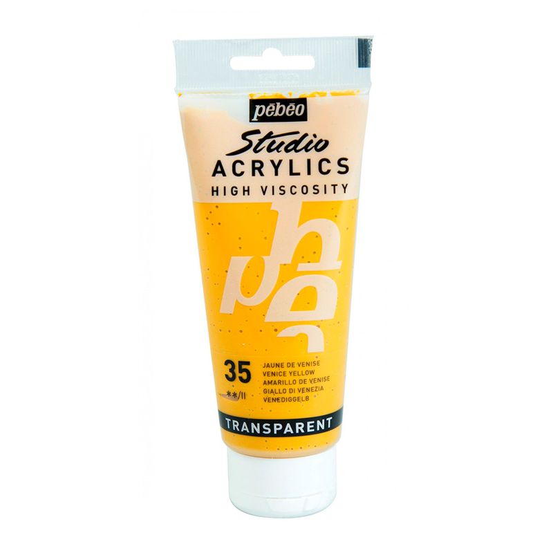PEBEO - Acrilico Pebeo Studio 100 ml - 35 AMARILLO DE VENECIA