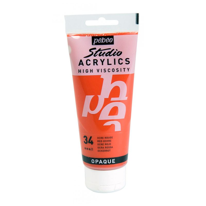 PEBEO - Acrilico Pebeo Studio 100 ml - 34 OCRE ROJO