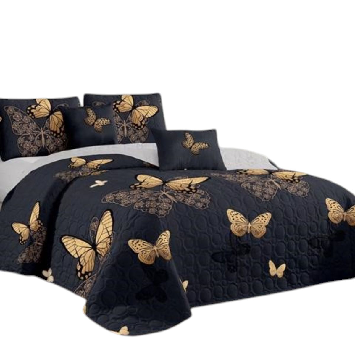 GENERICO - Cubrecama Quilt De Verano + Juego De Sabanas 2 Plazas