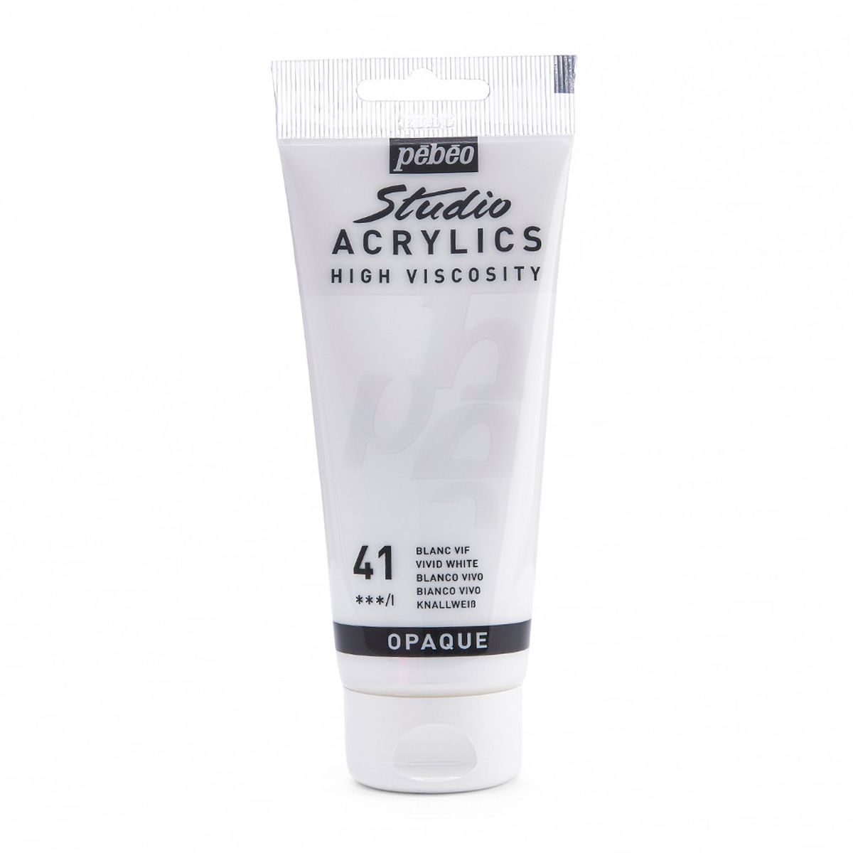 PEBEO - Acrilico Pebeo Studio 100 ml - 41 BLANCO VIVO OPACO