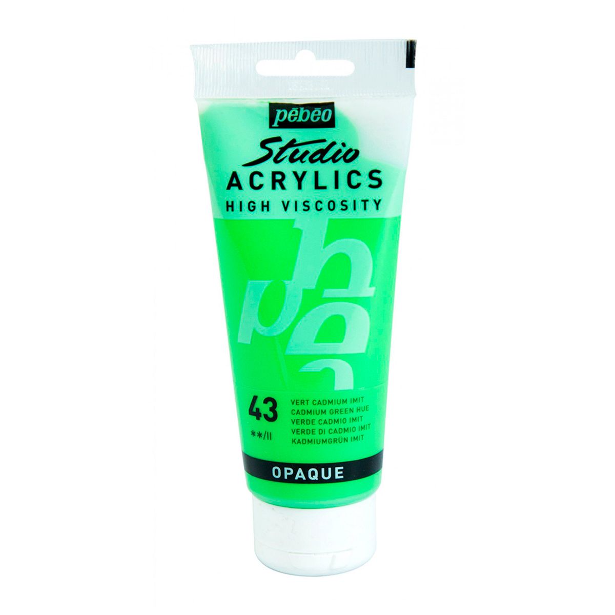 PEBEO - Acrilico Pebeo Studio 100 ml - 43 VERDE CADMIO IMITACION