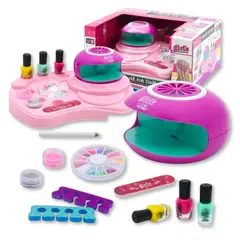 UTILISIMO - Kit De Manicura Con Lámpara de Secado Juguete Niña