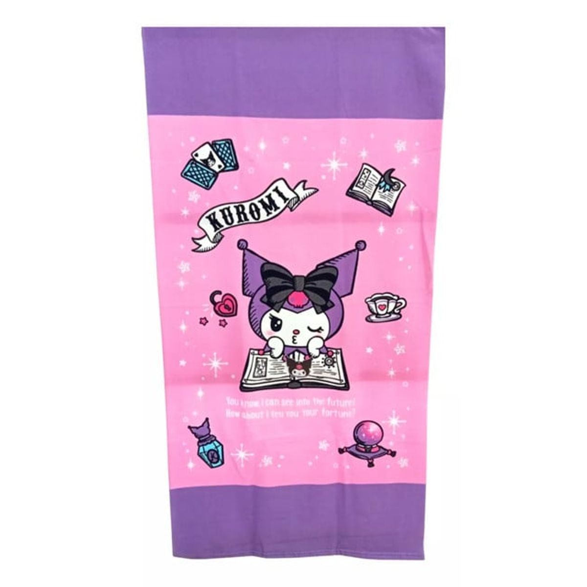 GENERICO - TOALLA KUWAII DE KUROMI MICROFIBRA M1 140x70