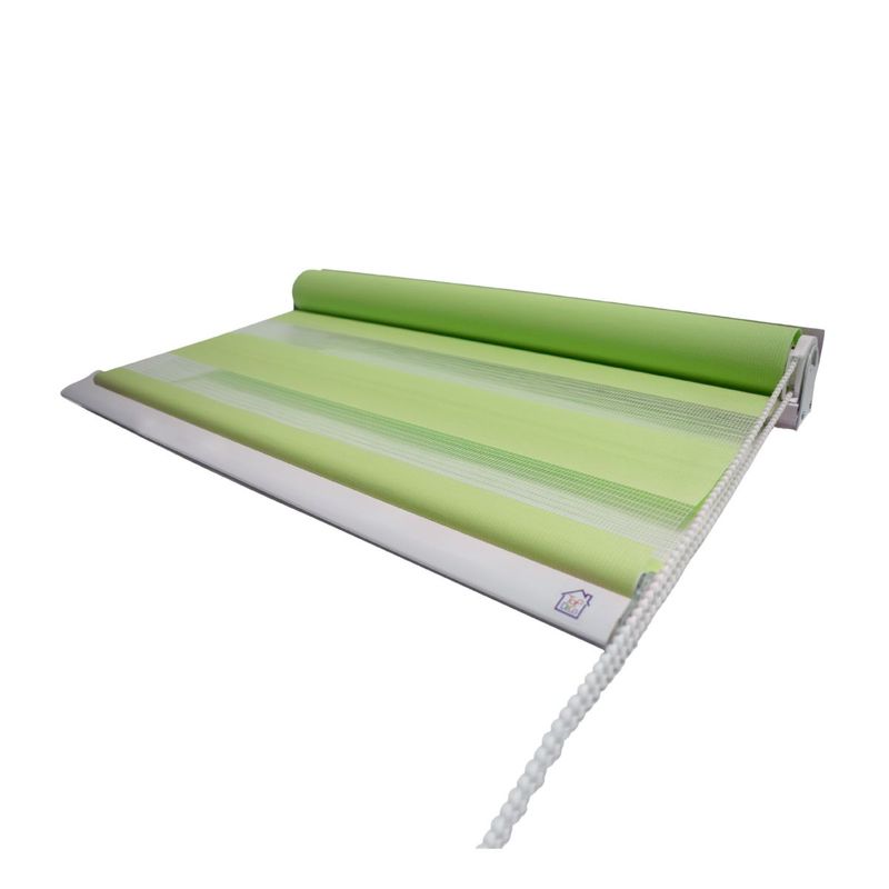 TODODESCUENTO - Cortina Roller Zebra 220x240cm Color Pistacho,