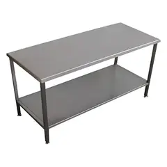 TODODESCUENTO - Mesón Central Acero Inox 180cm Negocio, BOZZO