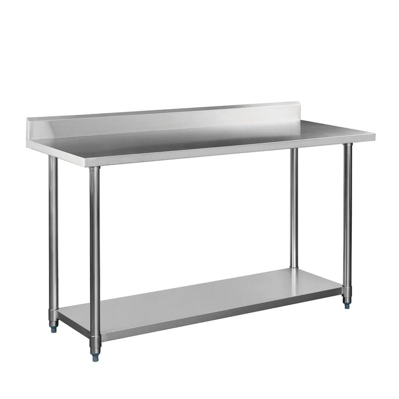 TODODESCUENTO - Mesón Mural De Acero Inox 140cm BOZZO