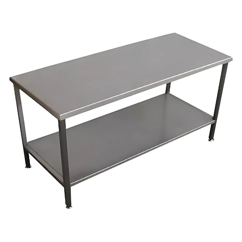 TODODESCUENTO - Mesón Central Acero Inox 120cm Negocio, BOZZO