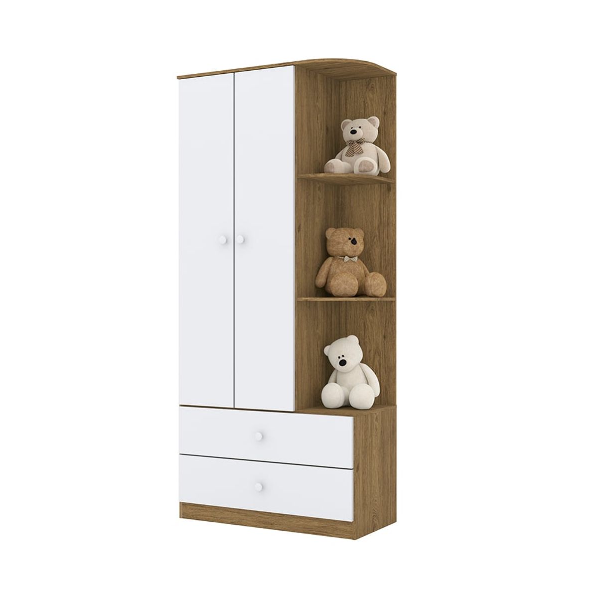 HOME MOBILI - Closet Dulzura Blanco 2P 2C