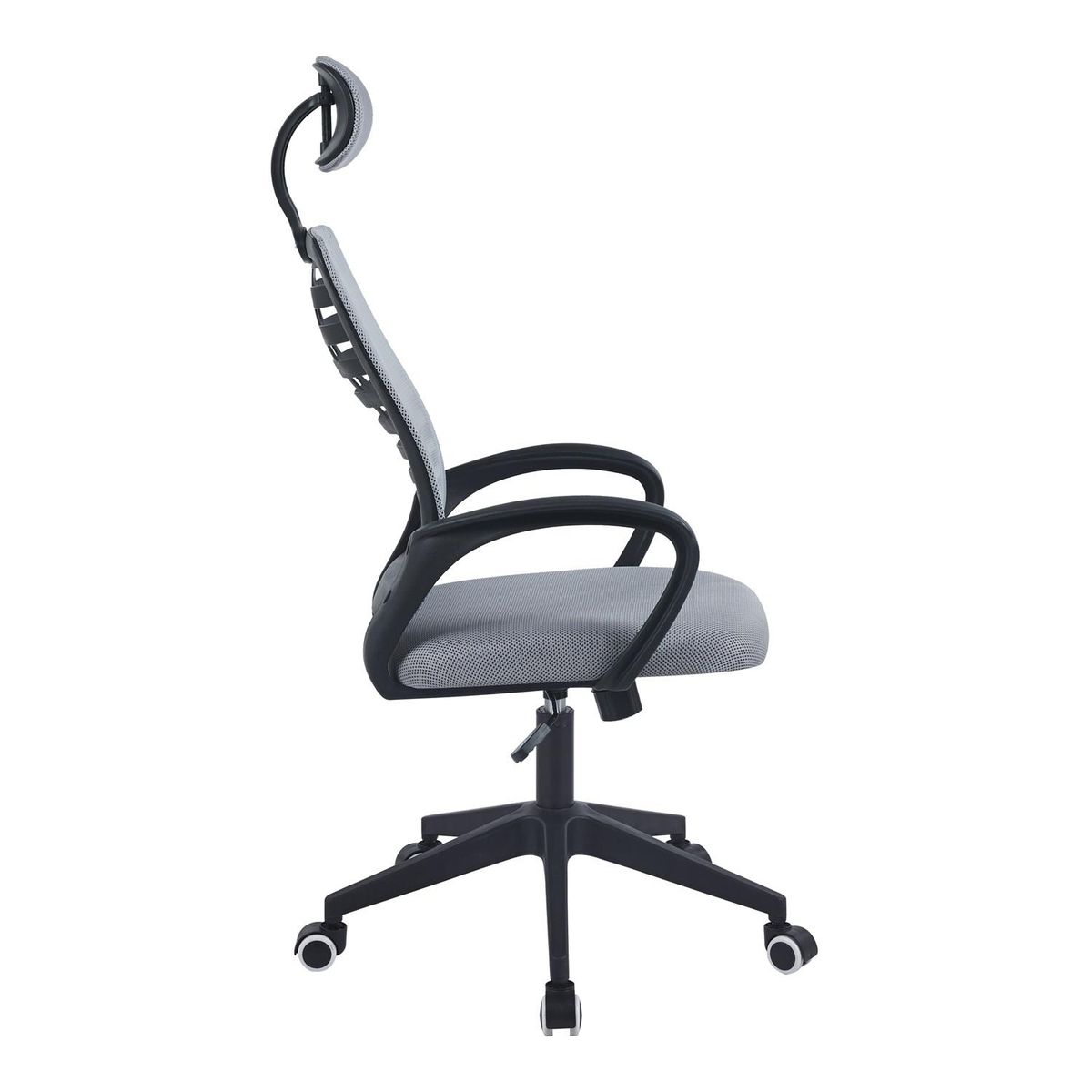 MIDTOWN - Silla De Oficina Mesh Con Cabezal Gris Midtown