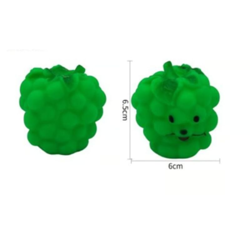 GENERICO - Juguete Para Perros Color Verde Diseño Uva 6x6cm