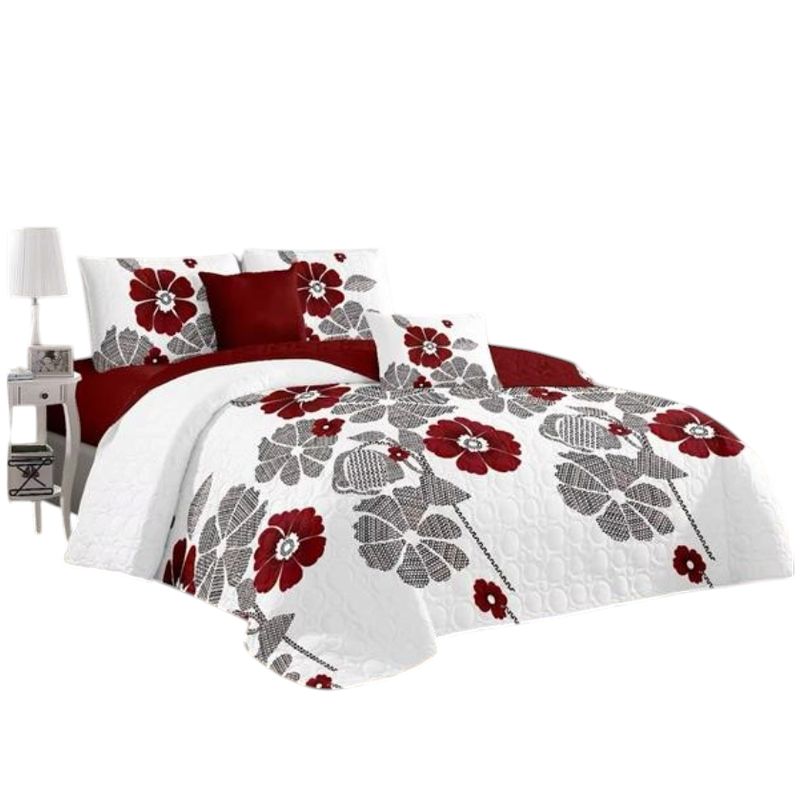 GENERICO - Cubrecama Quilt De Verano + Juego De Sabanas 2 Plazas