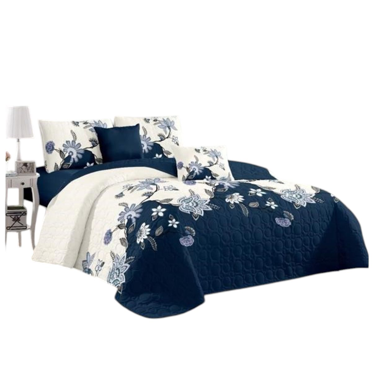 GENERICO - Cubrecama Quilt De Verano + Juego De Sabanas 2 Plazas