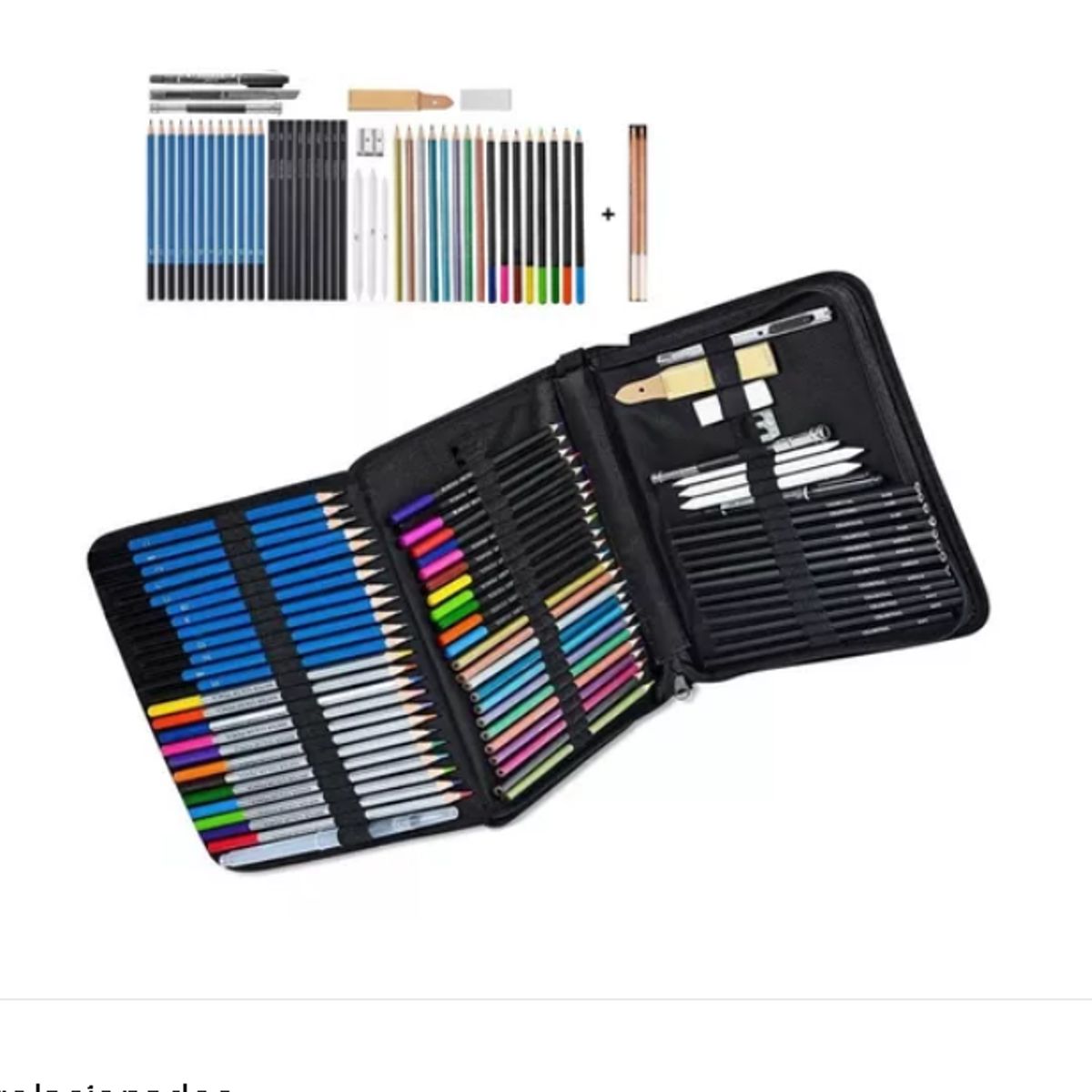 GENERICO - Kit Para Dibujo 73 Piezas Profesional