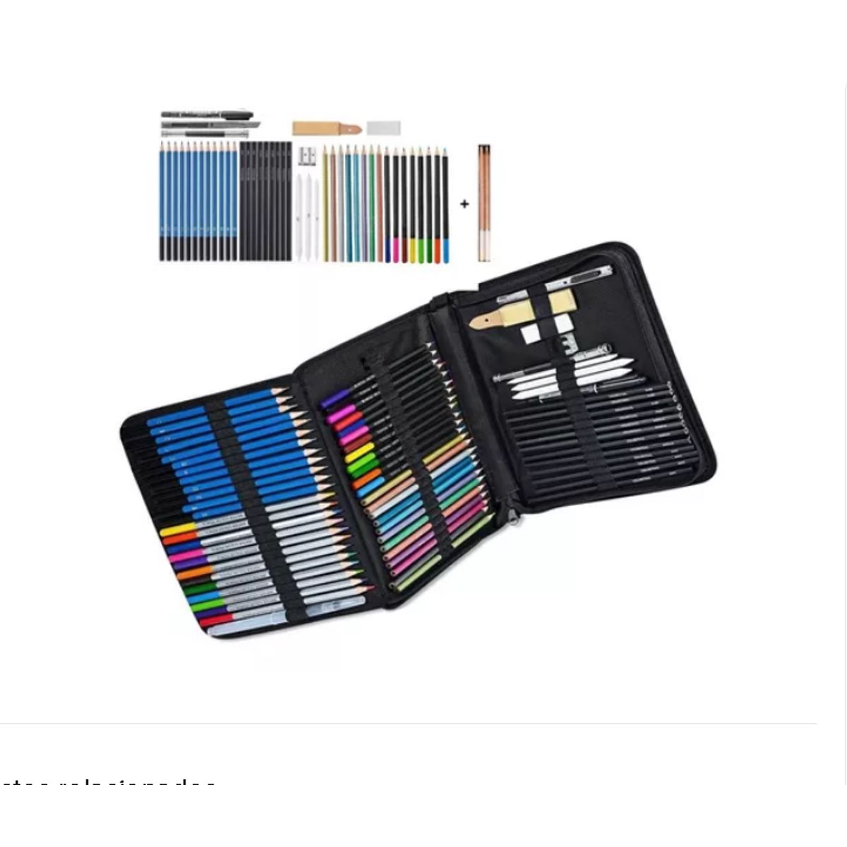 GENERICO - Kit Para Dibujo 73 Piezas Profesional