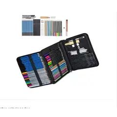 GENERICO - Kit Para Dibujo 73 Piezas Profesional