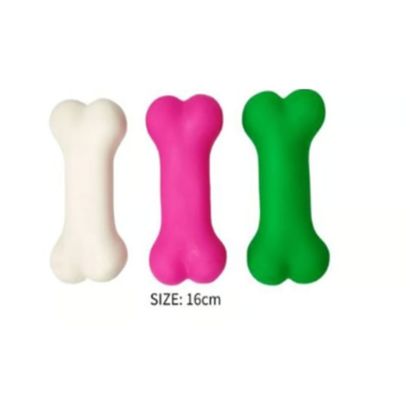 GENERICO - Juguete Para Perros Colores Surtidos Diseño Hueso 16cm