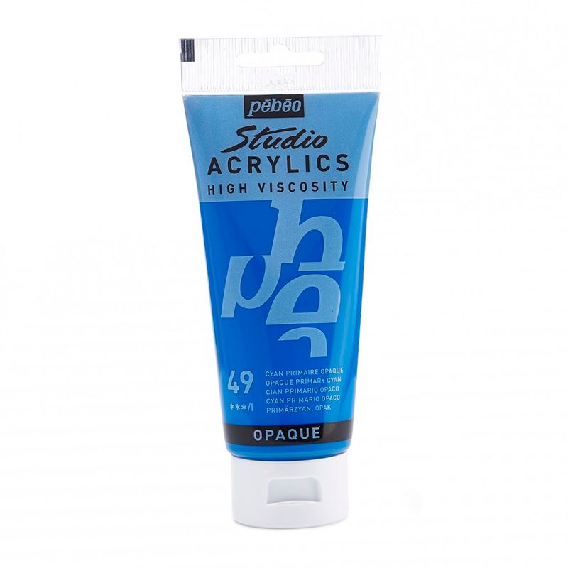 PEBEO - Acrilico Pebeo Studio 100 ml - 49 CYAN PRIMARIO