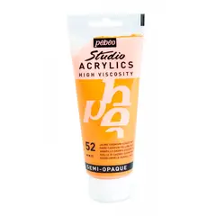 PEBEO - Acrilico Studio 100 ml - 52 AMARILLO CADMIO OSCURO IMITACION