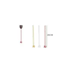 GENERICO - Collar Perla Con Detalle 30 De 46 Cm