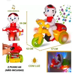 LOS CHINOS - Triciclo cachorro musical gira 360 grados