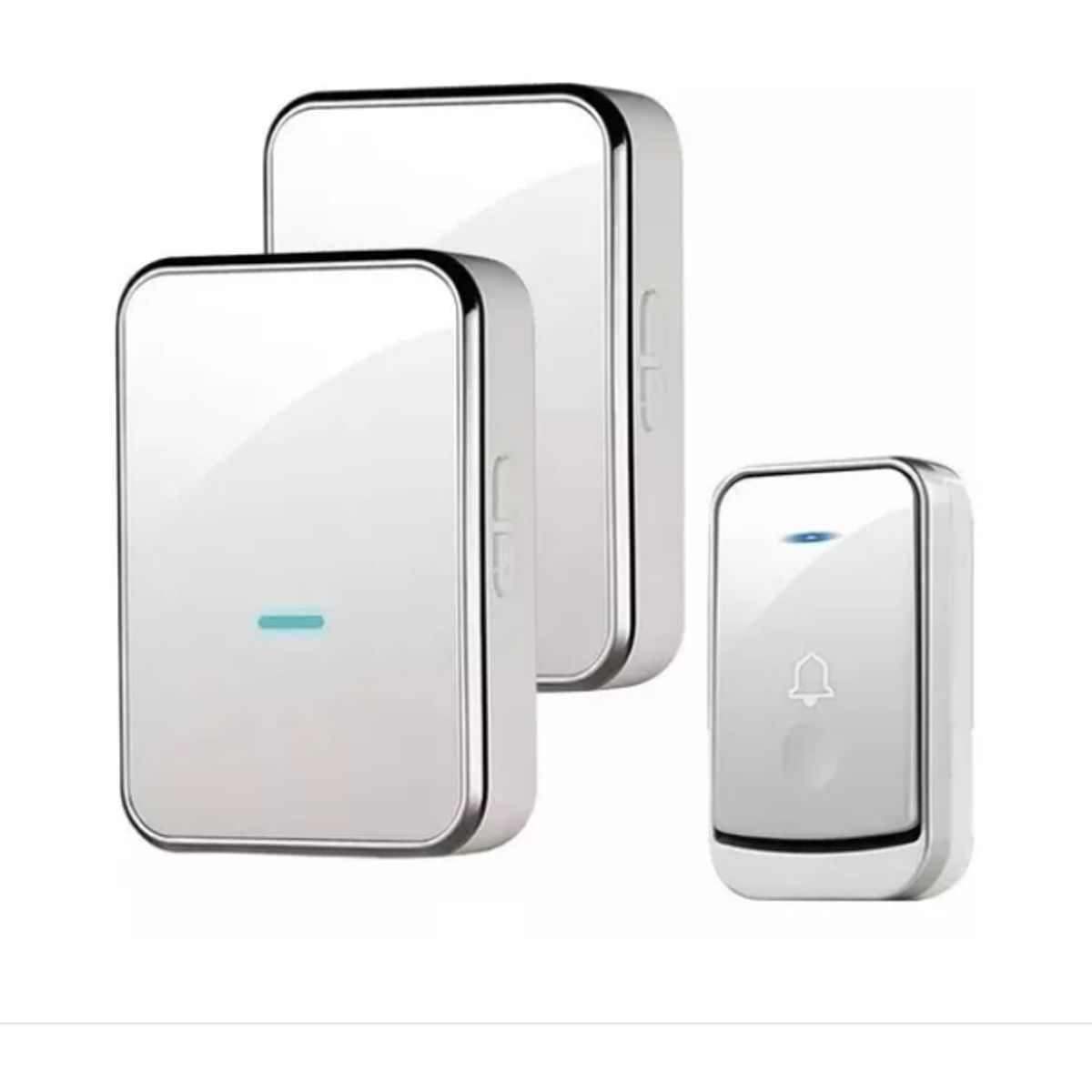 GENERICO - Timbre Inalámbrico Impermeables Exterior Con 2 Receptores