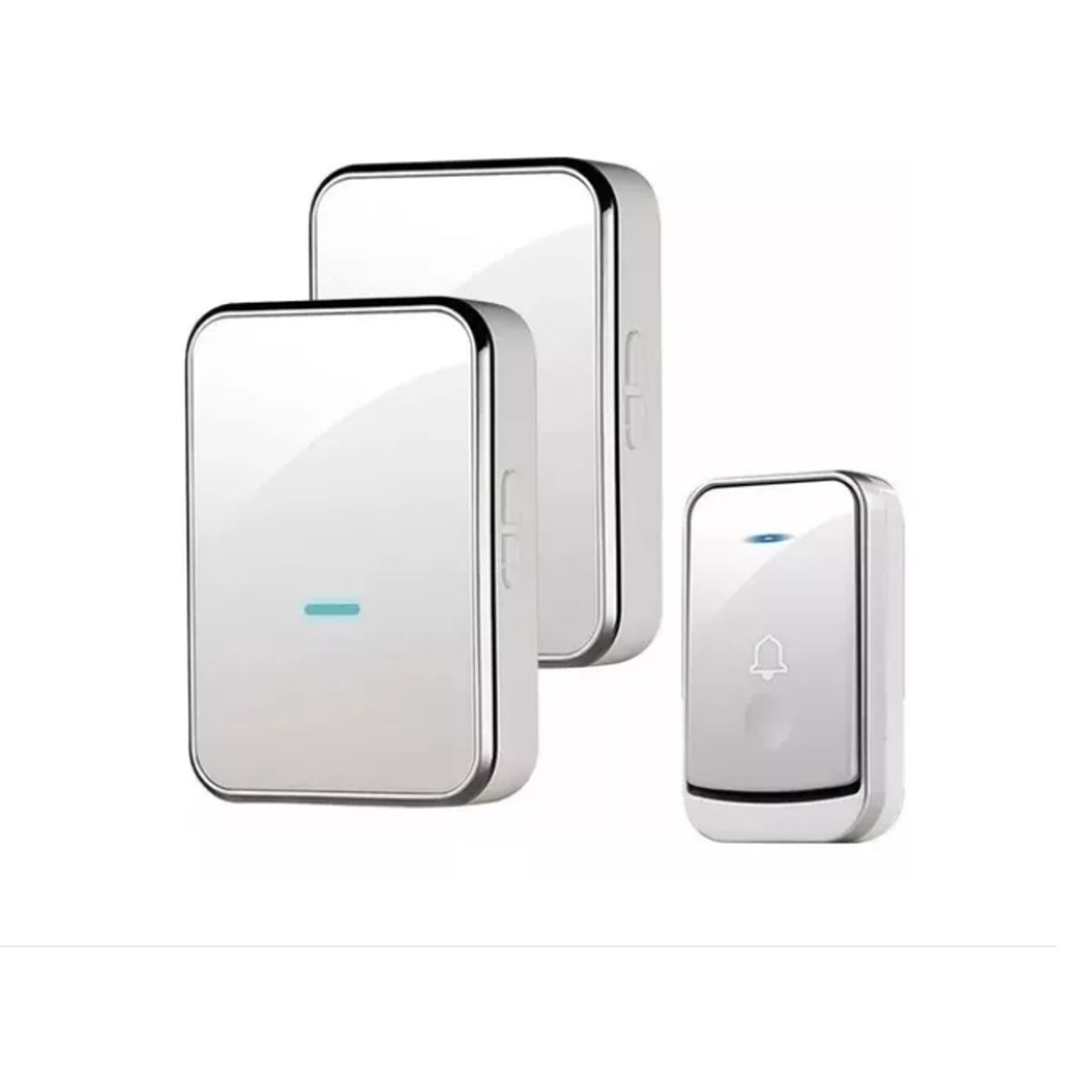 GENERICO - Timbre Inalámbrico Impermeables Exterior Con 2 Receptores