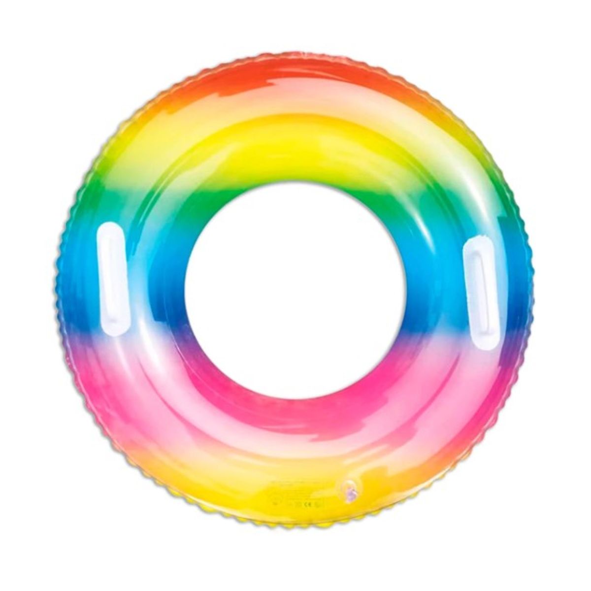 GENERICO - FLOTADOR INFLABLE MULTICOLOR ANILLO 70CM VERANO