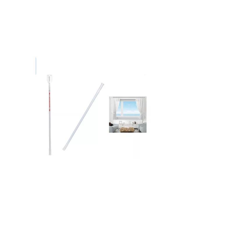GENERICO - Barra Extensible 110-200cms Cortina De Ducha Acero