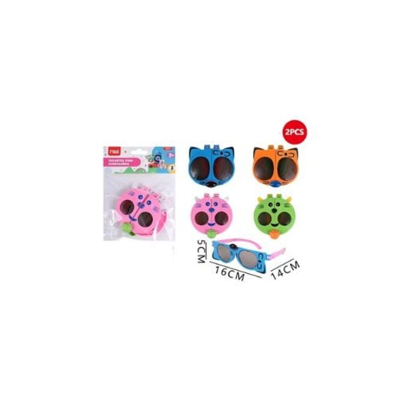 GENERICO - Lentes Plegables Animales 5x 16x 14 Cm 2 Pcs