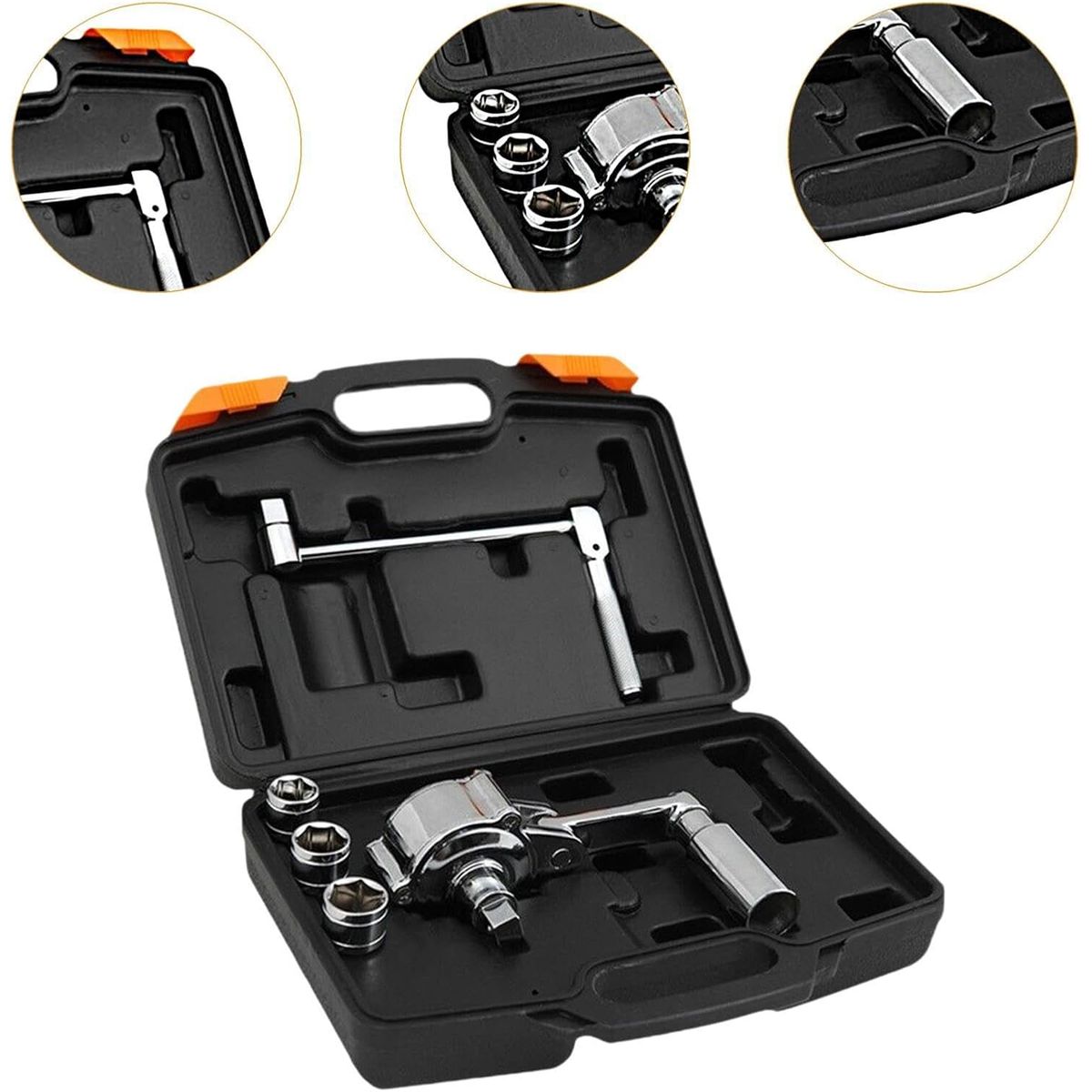 GENERICO - Llave Multiplicadora De Neumáticos Torsionales De Aleación