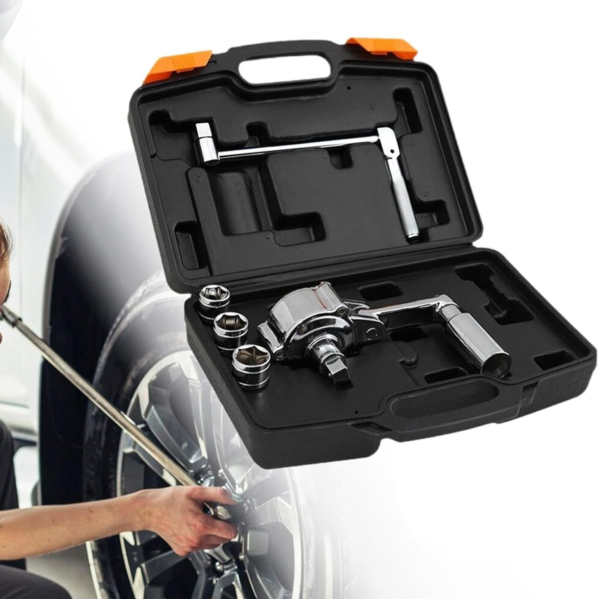 GENERICO - Llave Multiplicadora De Neumáticos Torsionales De Aleación