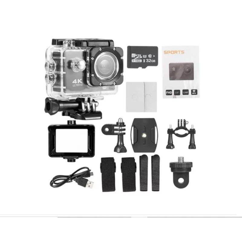 GENERICO - Camara Video Deportiva Acción Gopro 4k Ultra Hd 1080p Wifi