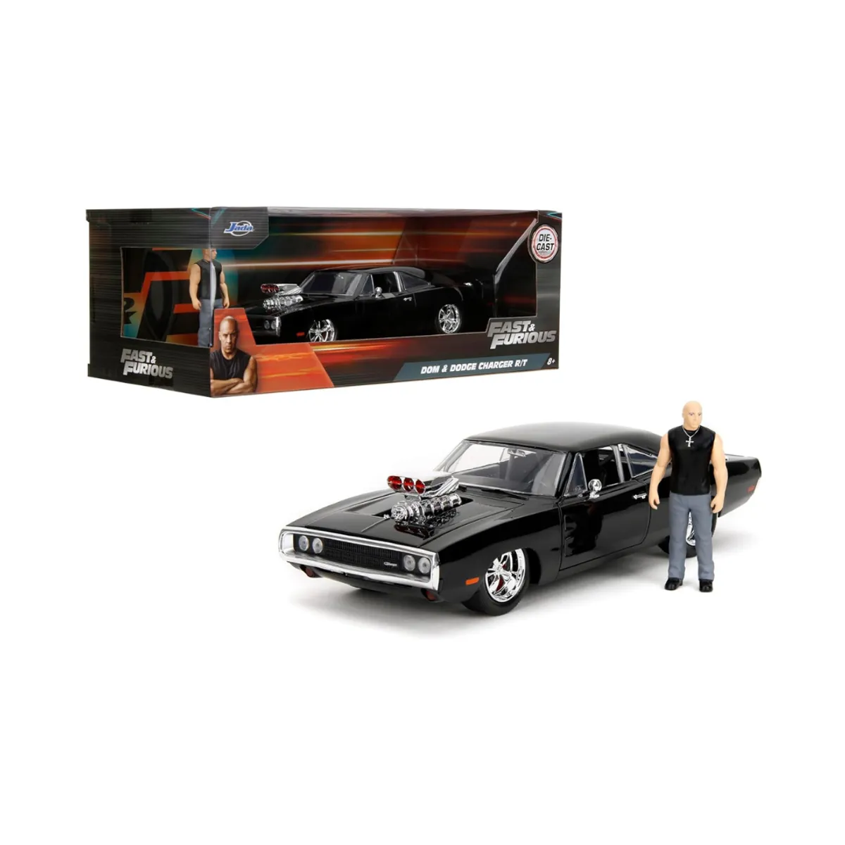 JADA TOYS - Dodge Charger con Figura Rapido y Furioso 1 Jada Toys 1:24