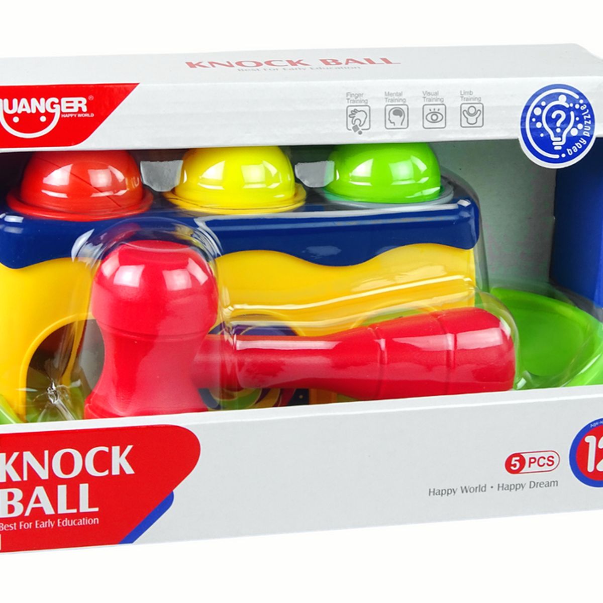 HUANGER - Tobogán De Motricidad Bebes Martillo Golpeador Pelotas