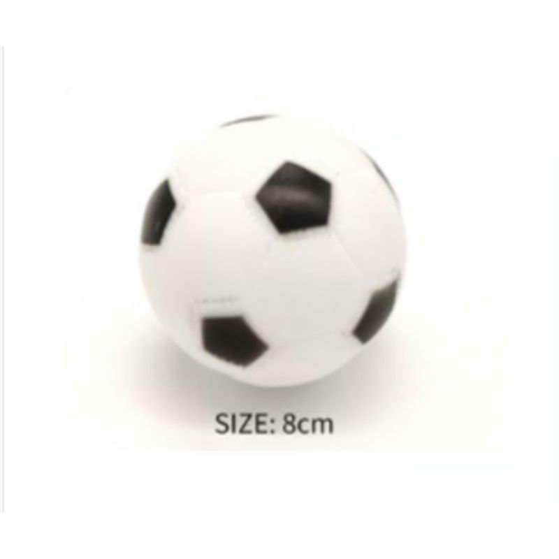GENERICO - Pelota Juguete Para Perros Diseño Futbol Blanco 8cm