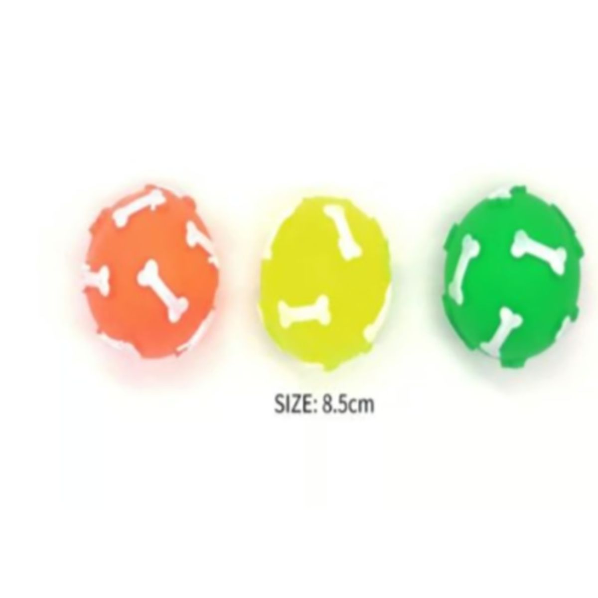 GENERICO - Pelota Juguete Para Perros Colores Surtidos Diseño huesito