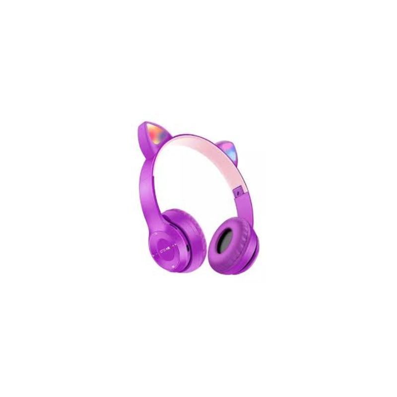 GENERICO - Audífonos Orejas De Gato  - MORADO