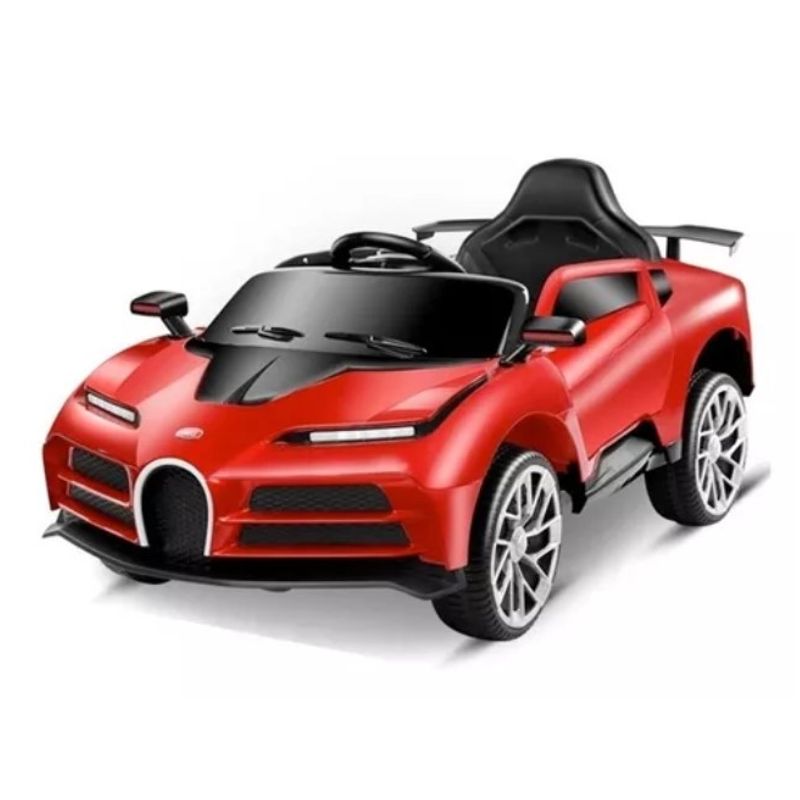 JUGUETON - Auto Batería Tipo Bugatti Cinquecento Eléctrico Rojo