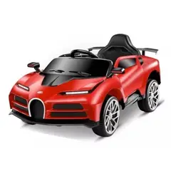 JUGUETON - Auto Batería Tipo Bugatti Cinquecento Eléctrico Rojo