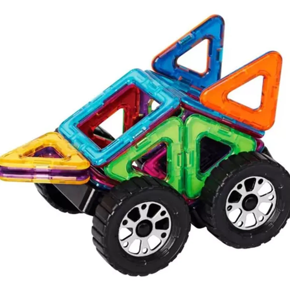 GENERICO - Bloques Magnéticos 18 Piezas, Auto. Carro