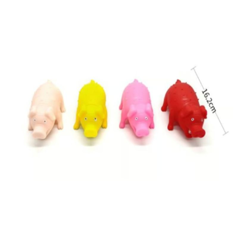 GENERICO - Juguete Para Perros Colores Surtidos Diseño Cerdito 16cm