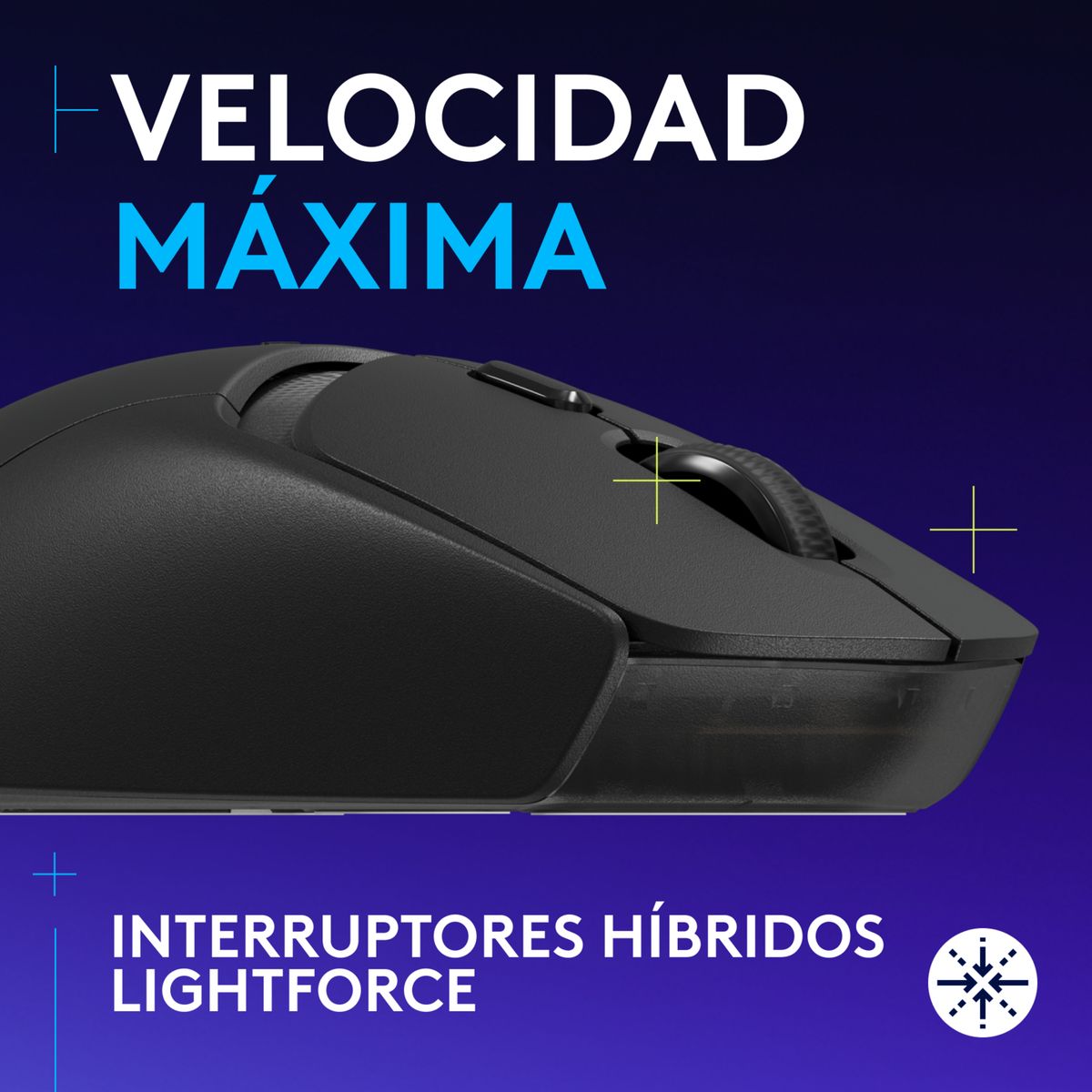 LOGITECH - Mouse Gamer Inalambrico Logitech lightspeed G309 Negro