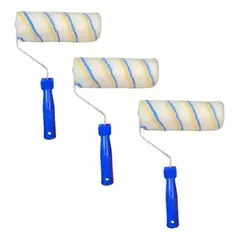 GENERICO - Rodillo Pintura - Fibra Chiporro Sintético 18cm PACK 3U