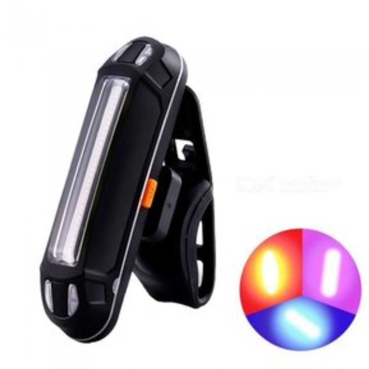 GENERICO - Luz Trasera Para Bicicleta Led Recargable