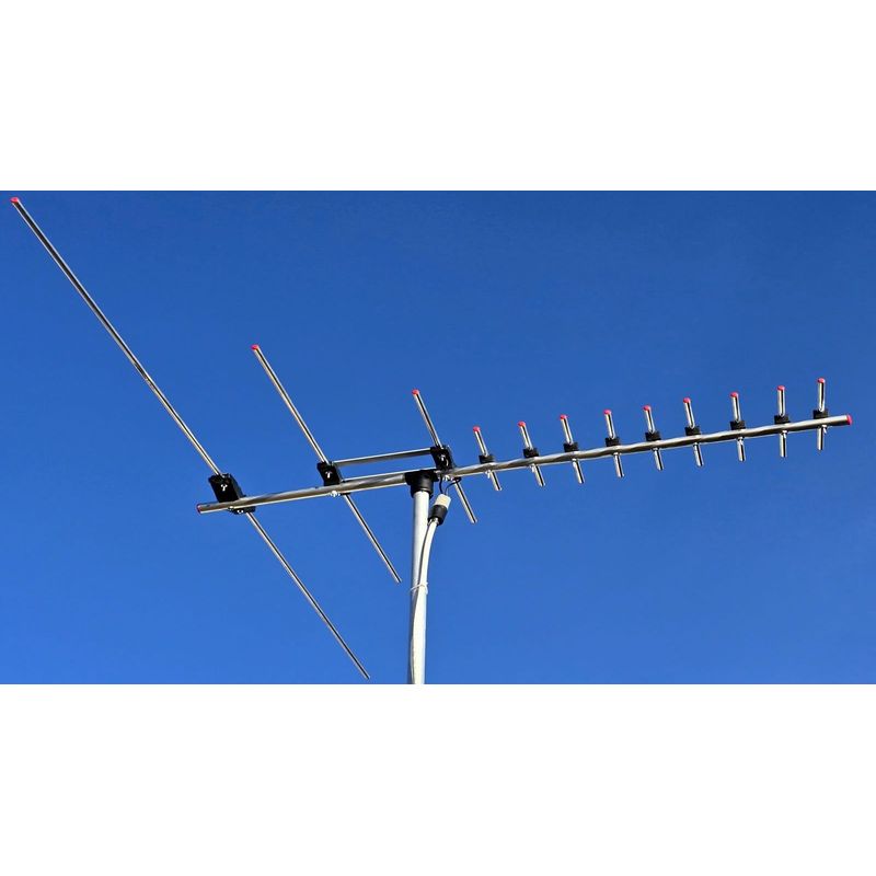 GENERICO - Kit Antena exterior para televisión Digital HD Zona Rural