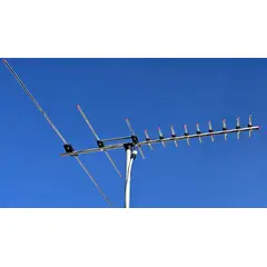 GENERICO - Kit Antena exterior para televisión Digital HD Zona Rural