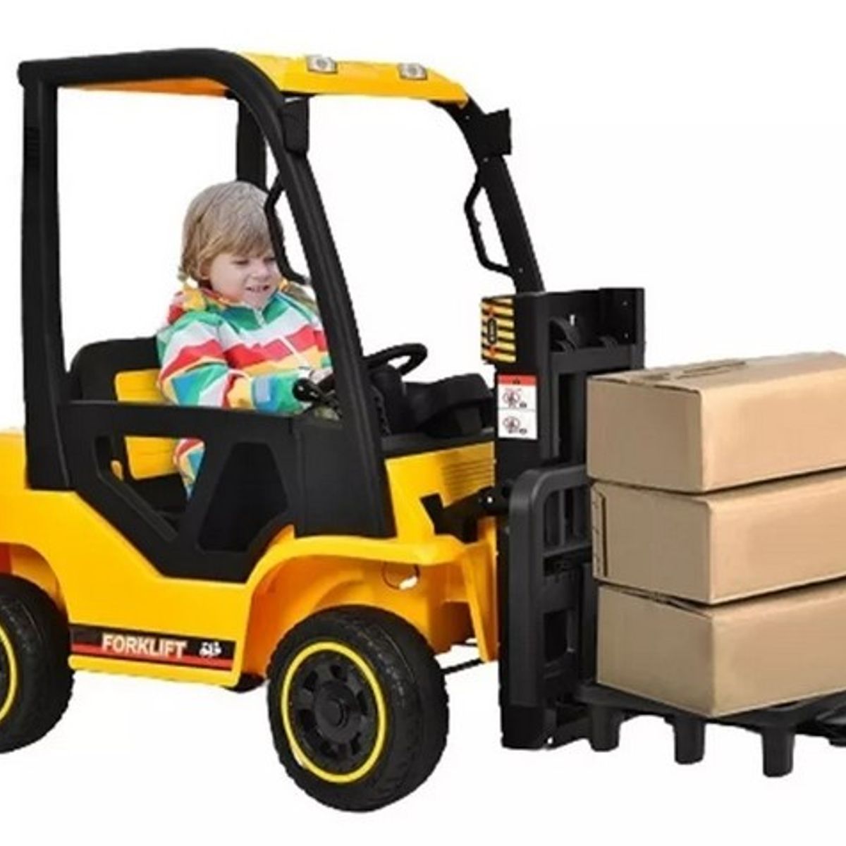 JUGUETON - Auto Batería Construcción Grúa Horquilla Montacarga Apilador