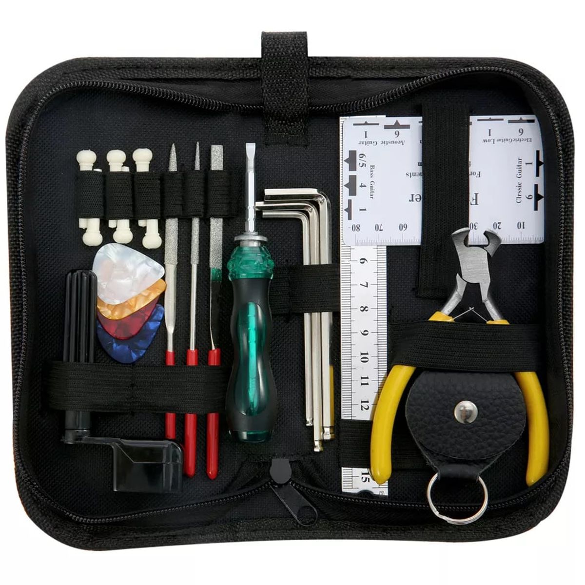 KUANGYE - Kit Herramientas De Reparación De Guitarras, 23 Piezas