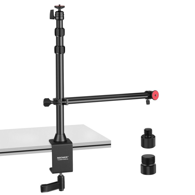 NEEWER - Soporte de Montaje de Cámara de Mesa con Brazo Flexible P Luz Celular